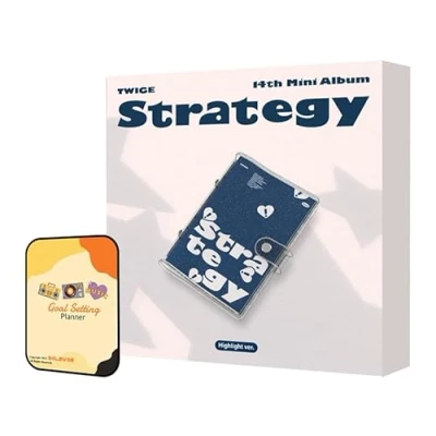 Image of TWICE Album STRATEGY Highlight ver.+Pre Order Benefits+BolsVos Exclusive K POP Giveaways Package