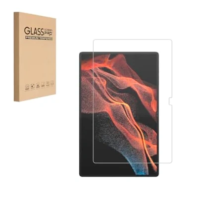 Image of HYGMOCC Screen Protector for Samsung Galaxy Tab S8 Ultra (14.6 Inch, 2022 Model, SM X900/SM X906) Tempered Glass Film Anti Scratch,Bubble Free,High Definition