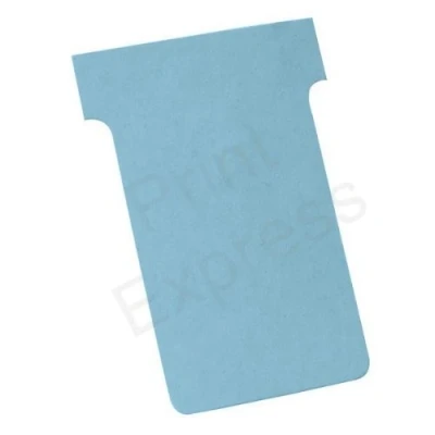 Image of Nobo A50 Size 2 T Cards Light Blue (Pack of 100)