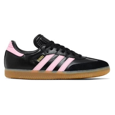Image of Adidas Samba Messi Shoes, Black Gum, 9