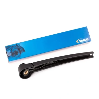 Image of 6Q6955435D Wiper Arm VAICO V10 2208 Original Quality Rear with cap VOLKSWAGEN: Golf 5, Polo IV Hatchback, Passat B7 Variant