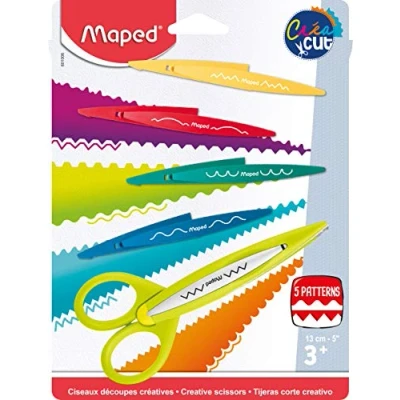 Image of Maped Pinking Scissors, Assorted Colours