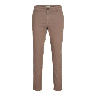 Image of JACK &amp; JONES Men&#039;s Jpstmarco Jjarthur Chino Sn Trousers, Peppercorn, 34 W/32 L