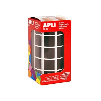 Image of 2832 Roll of Square Stickers 15 x mm Black