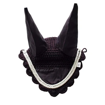 Image of Rhinegold Fly Veil/Noise Muffler Pony Plum
