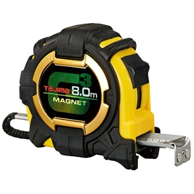 Image of Tajima TAG3M780MT Tape Measure, g Lock with Magnet, 8m / 27mm