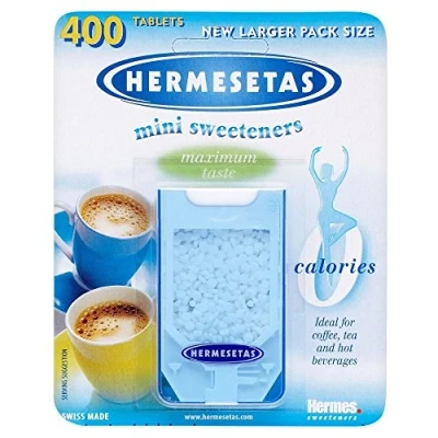 Image of Hermesetas Mini Sweeteners (400 per Pack) Pack of 2