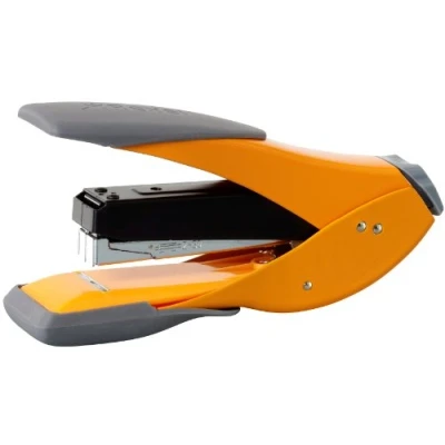 Image of Rexel Easy Touch Half Strip Stapler 70mm Throat Depth Orange (30 Sheet Staple Capacity)