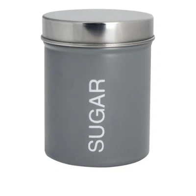 Image of Grey Metal Sugar Canister By Harbour Housewares