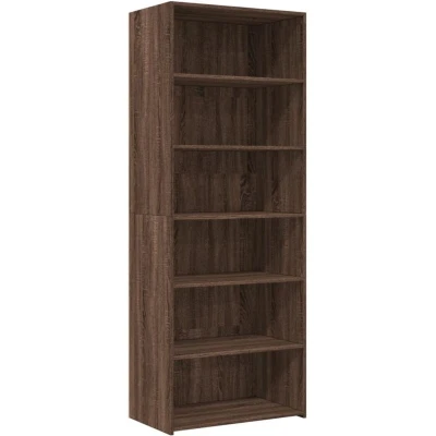 Image of vidaXL Highboard Brown Oak 70x41x185 cm Engineered Wood