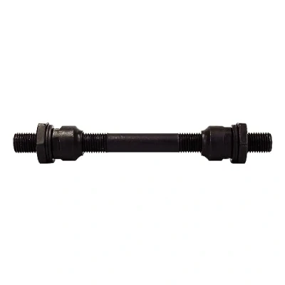 Image of CYCLO Mens Weldtite Axle FRT Hollow Cromo Black, 9mmx108mm, 9MMX108MM EU