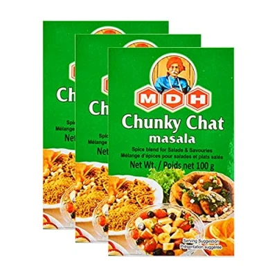 Image of MDH Chunky Chat Masala 100g Indian Spice Origin No Color added (Pack of 3)