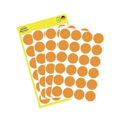 Image of Avery Zweckform 3173 Coding Dots (96 Pieces Diameter 18 mm 4 Sheets Bright