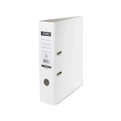 Image of BANTEX 100551799 Lever Arch File A4 5 cm Pack of 20 White