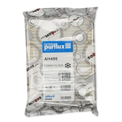 Image of 87139YZZ46, 88508YV010 Pollen Filter PURFLUX AH495 194mm 145mm 31mm TOYOTA: Aygo, CITROËN: C1 II, PEUGEOT: 108 Hatchback