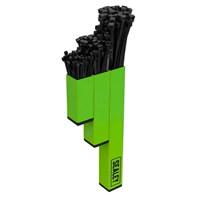 Image of Sealey Magnetic Cable Tie Holder Hi Vis Green