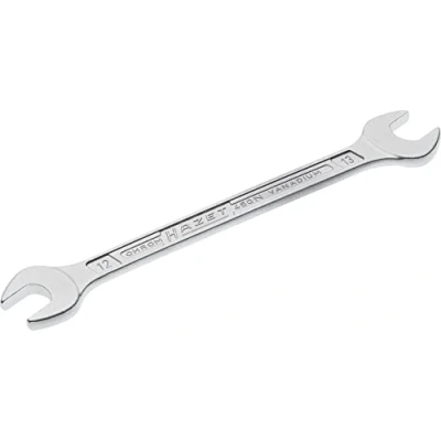 Image of 46800500000, 53004, ASE46800500000, VAG53004 Open end Spanner HAZET 450N 12X13 172,7mm Chrome Vanadium Steel Chromed