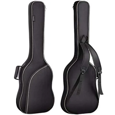 Image of CAHAYA Electric Bass Case Guitar Bag Gig Backpack Padded Soft 8mm Padding, Black, CY0202 2