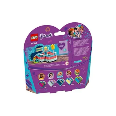 Image of LEGO 41386 Friends Stephanie&#039;s Summer Heart Box