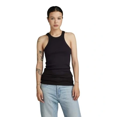 Image of G STAR RAW Women&#039;s Italian Army Ultra Slim Tank Top Tops, black (dk D22768 D289 6484), XS