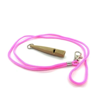 Image of ACME 211.5 Dog Whistle Latte with pink lanyard