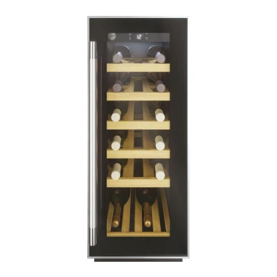 Image of Hoover 19 Bottle Capacity Single Zone 30cm Wine Cooler Black