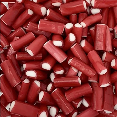 Image of Strawberry Pencil Bites LARGE RETAIL Sweet Shop Jar by The Gourmet Company