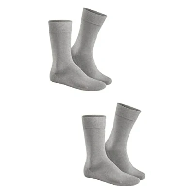 Image of Hudson Men&#039;s Only 2 Pack soh Socks, Silver, 39 (Pack of 2)