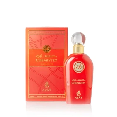Image of Ayat Perfumes Chemistry Eau de Parfum 100ml Fruity, Floral &amp; Woody Oud Perfume for Women Long Lasting Feminine Scent Premium Arabic Best Arabian Fragrance