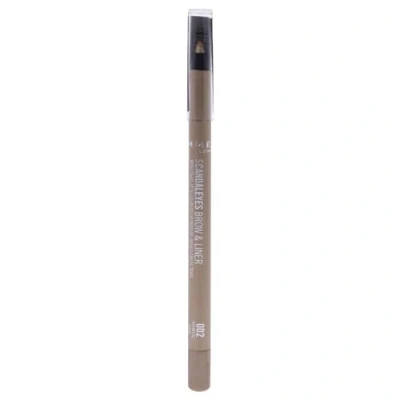 Image of Rimmel ScandalEyes Waterproof Coloured Brow &amp; Liner Kohl Kajal Hypnotic Gold 1.2g