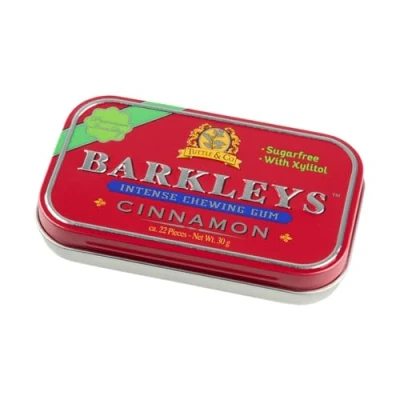 Image of Barkleys Sugar Free Chewing Gum with Cinnamon 1 x 30 g