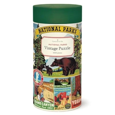Image of Cavallini Papers &amp; Co. National Parks 1,000 Piece Puzzle, Multi