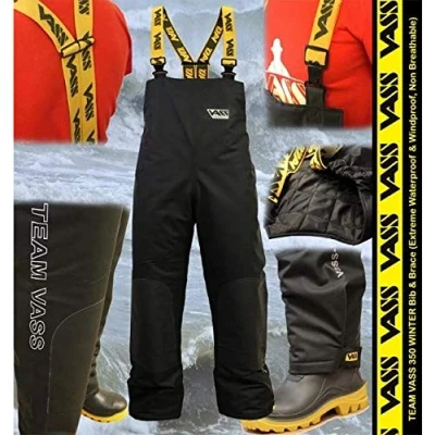 Image of Vass 350 Series Winter Bib &amp; Brace Black (XXX Large)