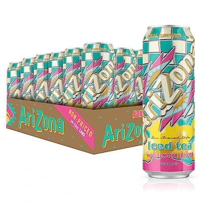 Image of AriZona Lemon Tea Big Can, 22 Fl Oz (Pack of 24)