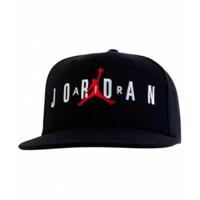 Image of Jordan Nike Boy`s Jumpman Air Cap (Black(9A0128 023)/White, 8/20)