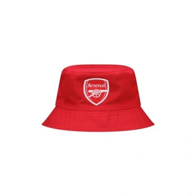 Image of FOCO Officially Licensed Arsenal FC Floral Football Reversible Red Bucket Hat