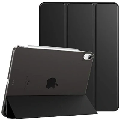Image of TiMOVO for iPad Air 11 Inch Case M2 2024, 5th Generation 2022/iPad 4th Gen 2020 10.9 Inch, Slim Hard Translucent Back Shell Cover Fit Case, Support Auto Wake/Sleep Black
