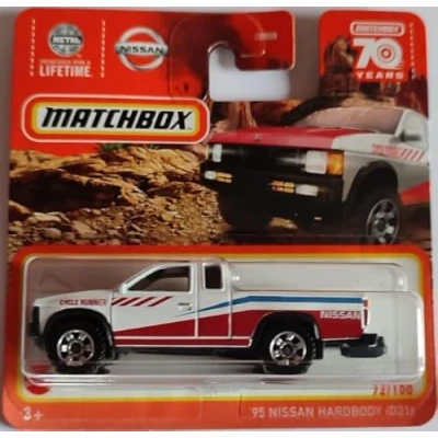 Image of Matchbox &#039;95 Nissan Hardbody (D21) 72/100 Series 2023 White / Red Blue
