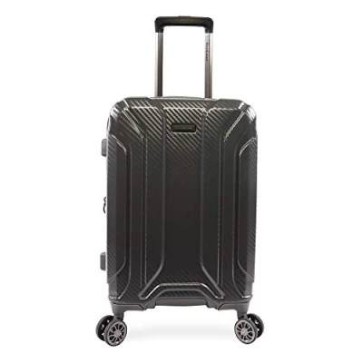 Image of Brookstone Luggage Keane Spinner Suitcase, Charcoal, Carry on (21 Inch)