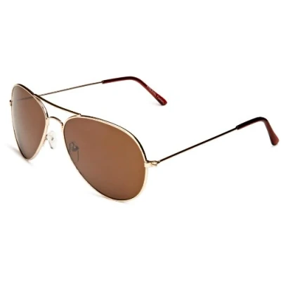 Image of Eyelevel Squadron 2 Pilot Style Unisex Adult Sunglasses Gold Effect One Size