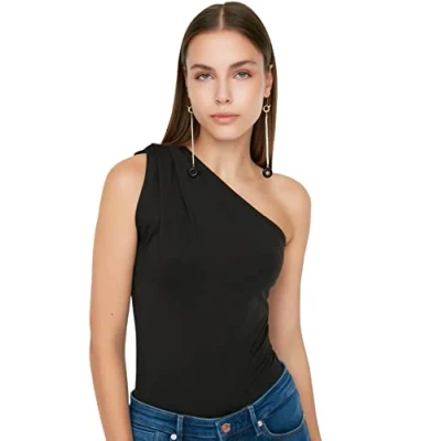 Image of Trendyol FeMan Plain Thin Knit Bodysuit