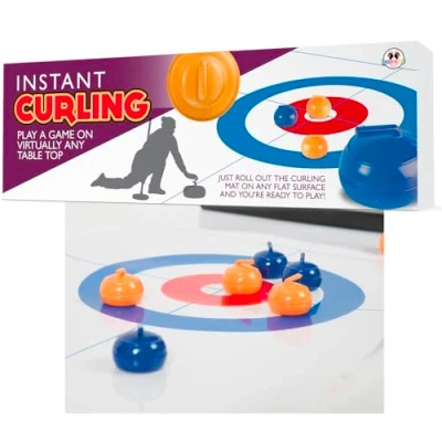 Image of Mini Tabletop Curling Game Fun for All Ages!
