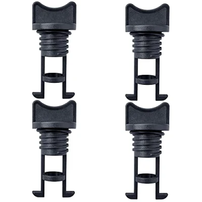 Image of Zveniy 4 Pcs Nylon Kayak Drain Plug Kit Replacement Boat Plugs Thread Bung for Canoe Dinghy