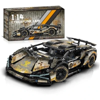 Image of CIJINAY Technic Sports Car Building Block Kit for Lambor, 1314 PCS Racing Model Set, Super Brick, Vehicle Construction Toys Gifts Kids Adults