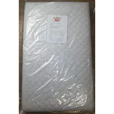 Image of Baby Toddler Cot Crib Breathable Water Resistant Quilted Mattress (91 X 41 5 CM)…