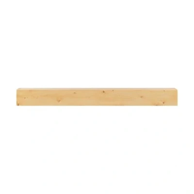 Image of VEVOR Fireplace Mantel, 60&quot; x 8&quot; 6&quot;, 50 lbs Weight Capacity, Natural Wood Mantel for Over Fireplace, Wall Mounted Floating Farmhouse Shelf, Handcrafted Decor, Rustic