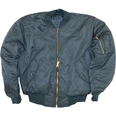 Image of MA1 Bomber Flight Jacket Navy Lining (XL)