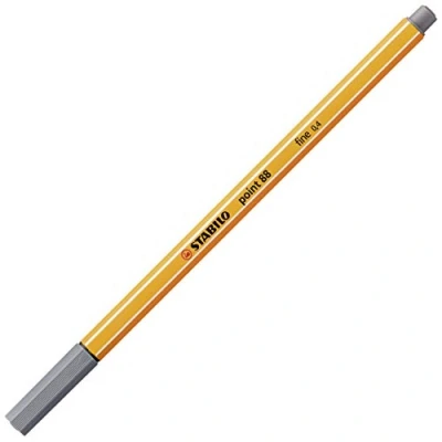 Image of STABILO Fineliner point 88 Pack of 1 Dark Grey