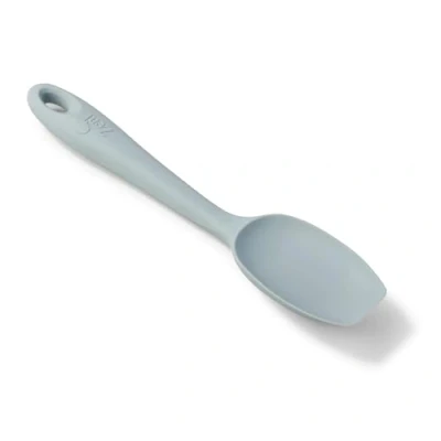 Image of Zeal J221B Scratch Non Stick Spatula Spoon, Silicone, Duck Egg Blue, 20 x 4.4 2.2 cm
