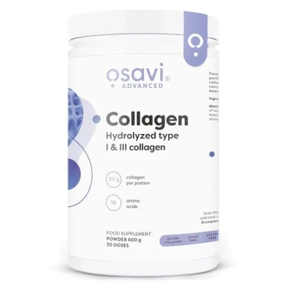 Image of Osavi Collagen Peptides Hydrolyzed Type 1 &amp; 3 600 Grams